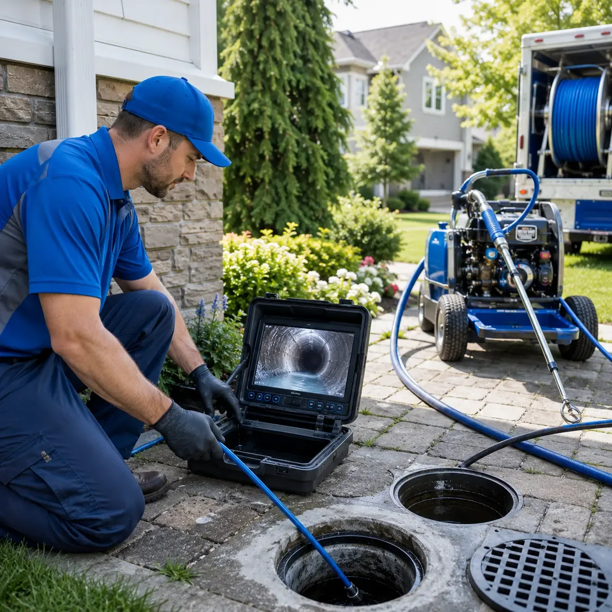 Outdoor drain cleaning professionals serving Caroleen, NC